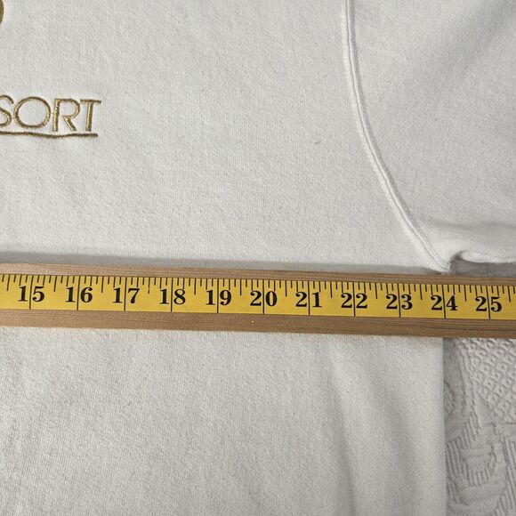 Makena Resort Maui Embroidered Collared Sweater Whale Drop Shoulder Resortware - Picture 5 of 6